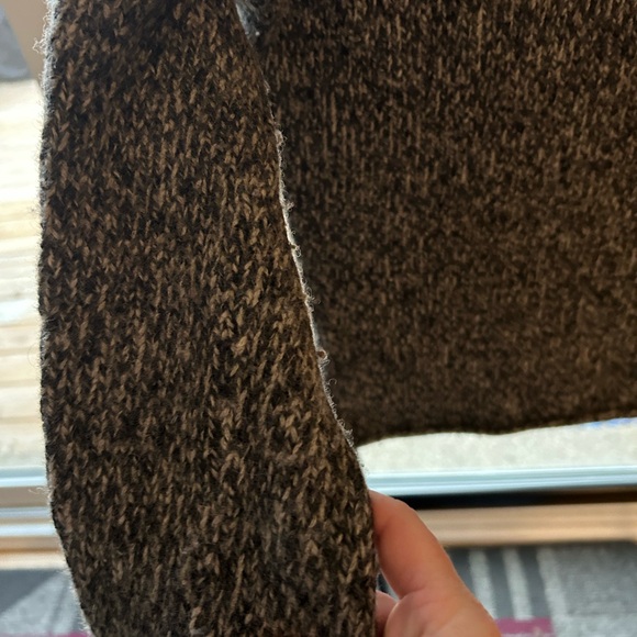 Roots Grey Marled Knit Cardigan with Red Stripe Detail - Picture 12 of 12